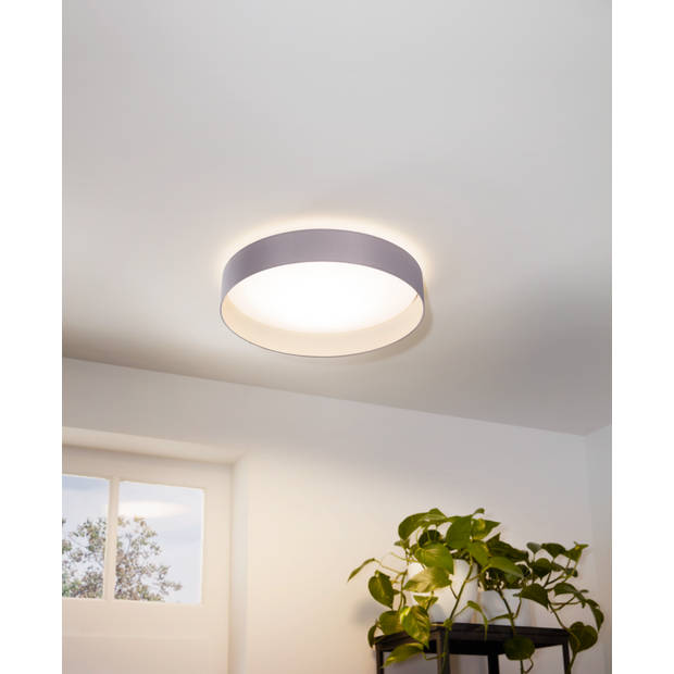 EGLO Palomaro - Plafondlamp - LED - Ø500mm. - Wit - Antraciet