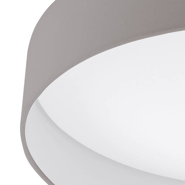 EGLO Palomaro - Plafondlamp - LED - Ø50 cm - Wit - Taupe