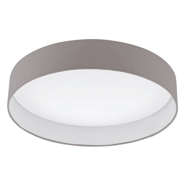 EGLO Palomaro - Plafondlamp - LED - Ø50 cm - Wit - Taupe