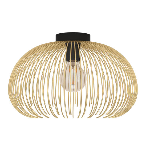 EGLO Venezuela Plafondlamp - E27 - Ø 38,5 cm - Goud/Zwart