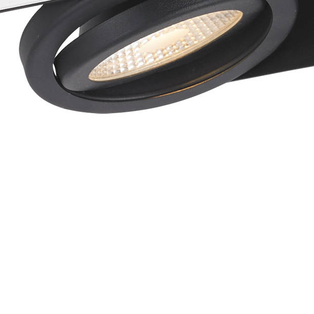 EGLO Vidago - LED Plafondlamp - 1-lichts - wit/zwart