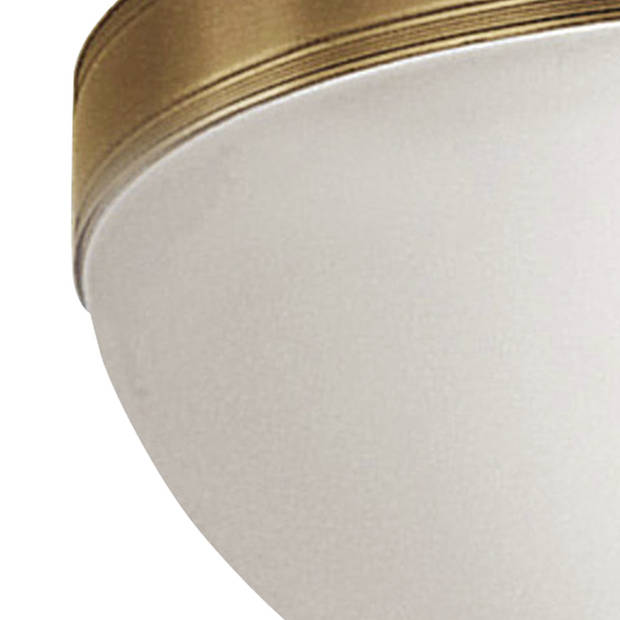 EGLO Imperial - Plafondlamp - 2 Lichts - Ø310mm. - Brons - Wit