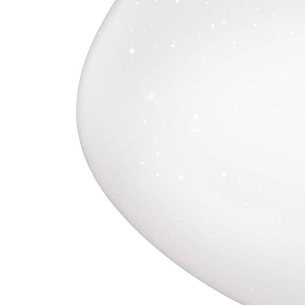EGLO Sileras - LED plafondlamp - Ø45 cm - wit met kristal