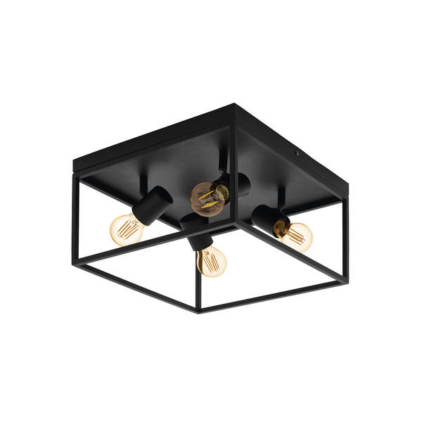 EGLO Silentina Plafondlamp - E27 - 36 cm - Zwart