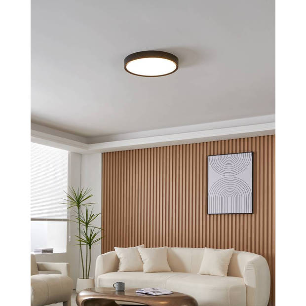 EGLO Musurita Plafondlamp - LED - Ø 44 cm - Zwart/Wit