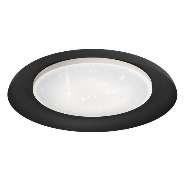 EGLO Penjamo Plafondlamp - LED - Ø 46,5 cm - Zwart/Wit