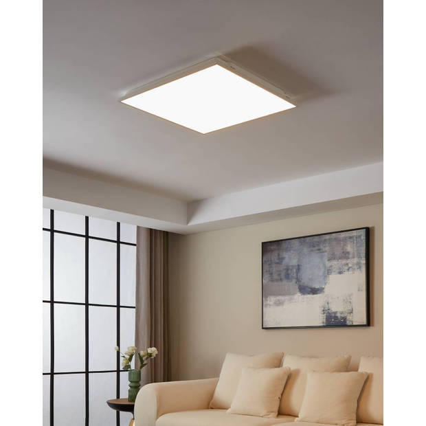 EGLO connect.z Herrora-Z Smart Plafondlamp - 59,5 cm - Wit - Dimbaar