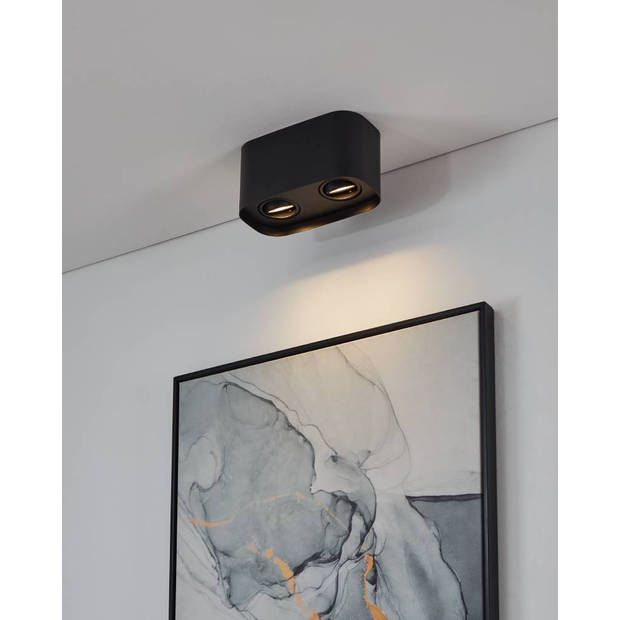 EGLO connect.z Caminales-Z Smart Plafondlamp  - 24 cm - Zwart - RGB