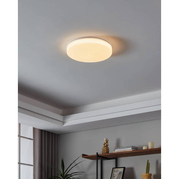 EGLO connect.z Totari-Z Smart Plafondlamp - Ø 38 cm - Wit - Dimbaar