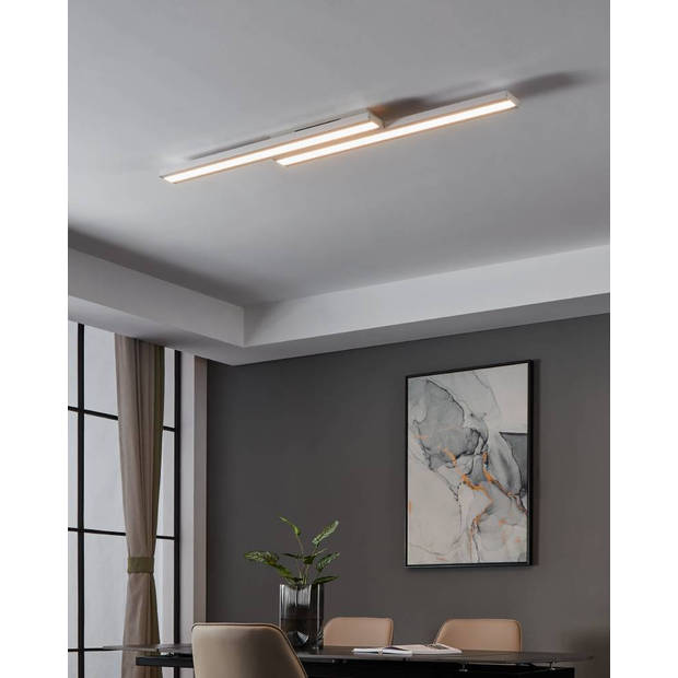 EGLO connect.z Saliteras-Z Smart Plafondlamp - 116 cm - Wit - RGB