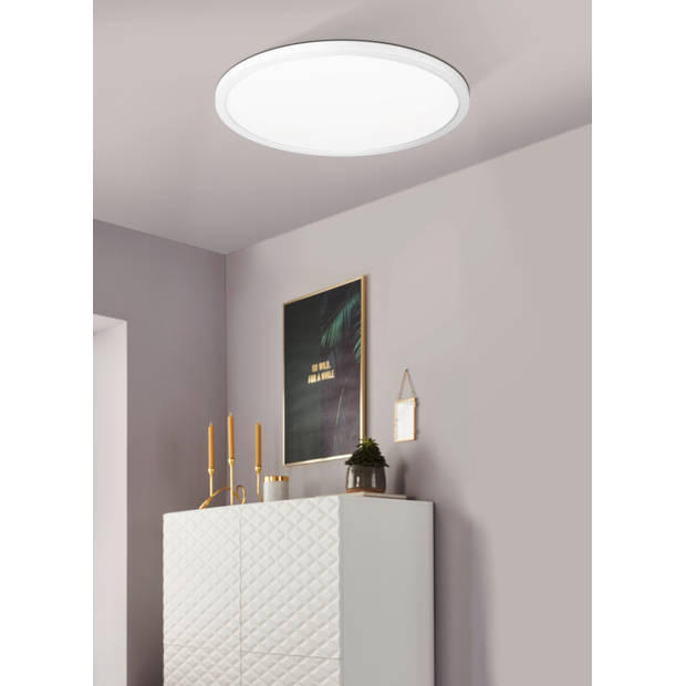 EGLO connect.z Rovito-Z Smart Plafondlamp - Ø 42 cm - Wit - RGB 