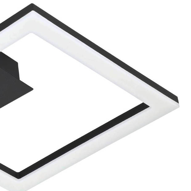 EGLO connect.z Paranday-Z Smart Plafondlamp - 52,5 cm - Zwart/Wit - Instelbaar wit licht - Dimbaar - Zigbee