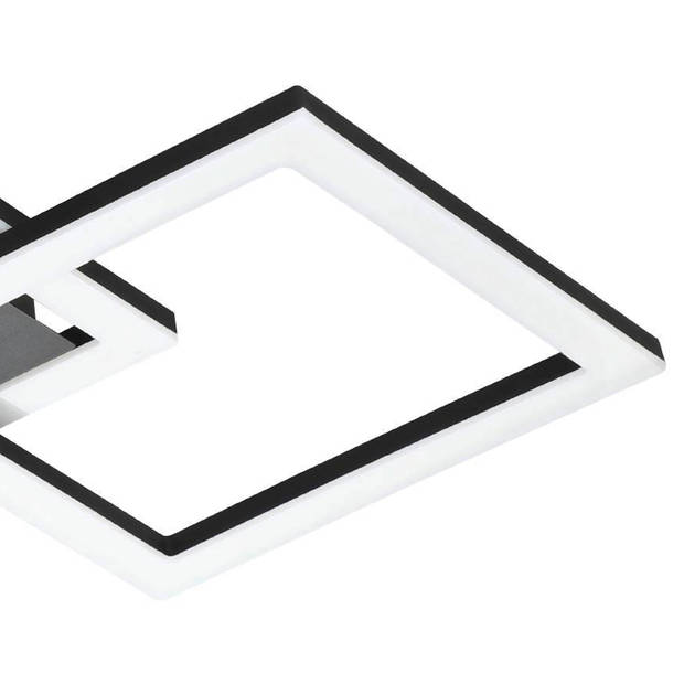 EGLO connect.z Paranday-Z Smart Plafondlamp - 65 cm - Zwart/Wit