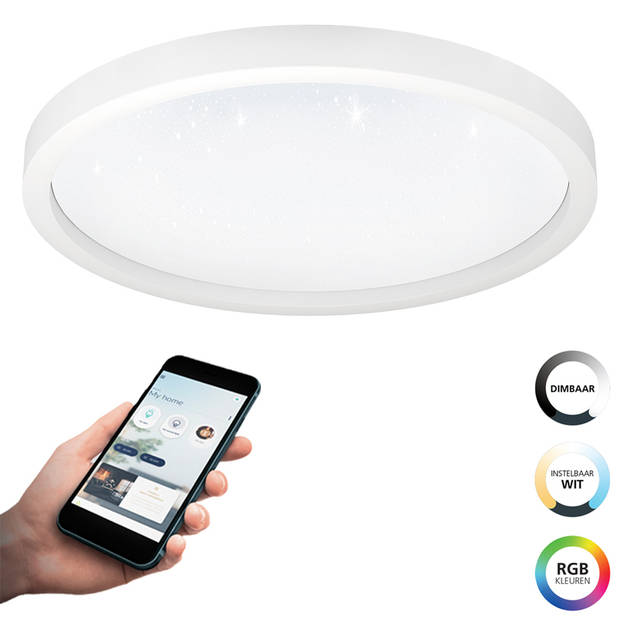 EGLO connect.z Montemorelos-Z Smart Plafondlamp - Ø 57 cm - Wit 