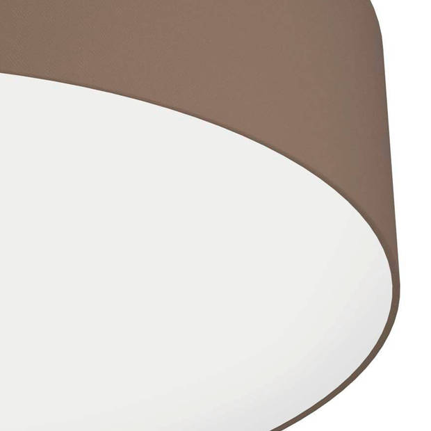 EGLO connect.z Romao-Z Smart Plafondlamp - Ø 57 cm - Wit/Taupe - RGB