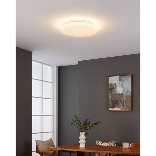 EGLO connect.z Totari-Z Smart Plafondlamp - Ø 38 cm - Wit - Instelbaar wit licht - Dimbaar - Zigbee