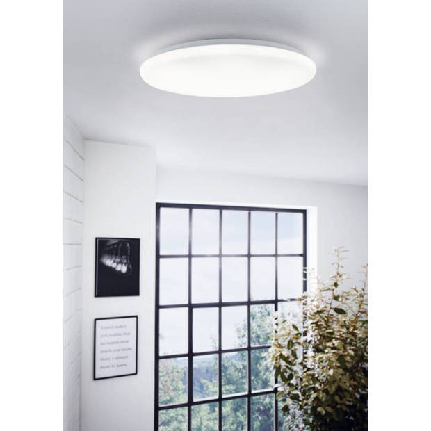 EGLO Giron Plafondlamp - LED - Ø 57 cm - Wit - Dimbaar