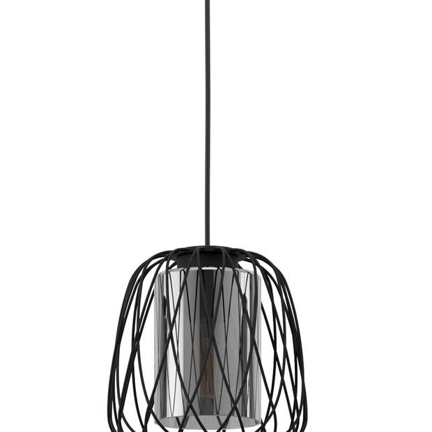 EGLO Floresta Hanglamp - E27 - 89 cm - Zwart