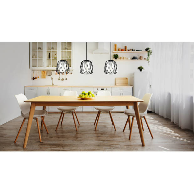 EGLO Floresta Hanglamp - E27 - 89 cm - Zwart