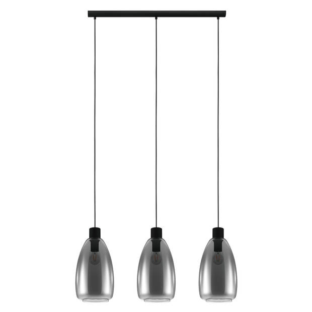 EGLO Chelvey Hanglamp - E27 - 89,5 cm - Zwart