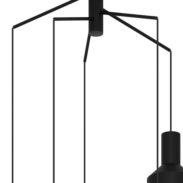 EGLO Casibare Hanglamp - E27 - Ø 71 cm - Zwart