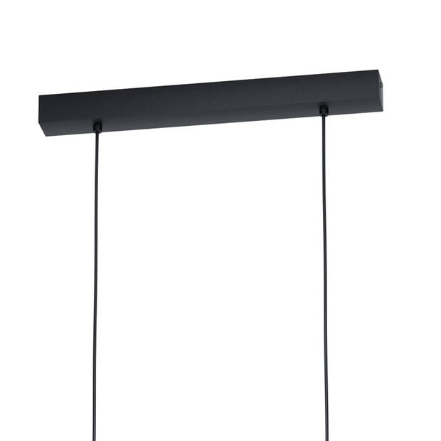 EGLO Townshend 5 Hanglamp - E27 - 150 cm - Zwart/Bruin