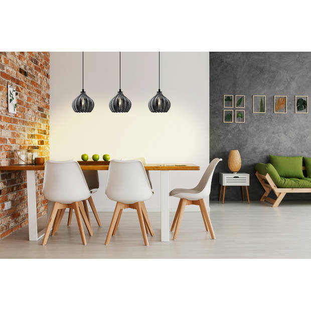 EGLO Tamallat Hanglamp - E27 - 105 cm - Zwart