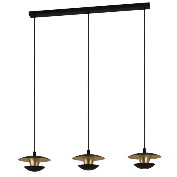 EGLO Nuvano Hanglamp - GU10 - 98,5 cm - Zwart/Goud