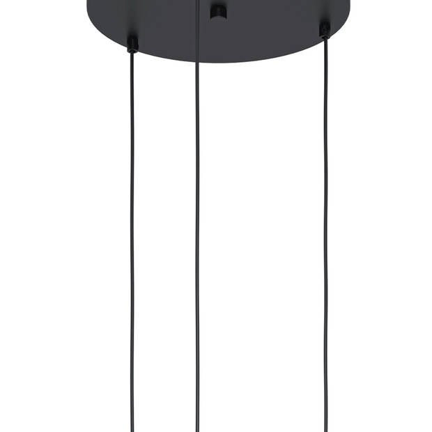 EGLO Ipsden Hanglamp - E27 - Ø 30 cm - Zwart/Bruin