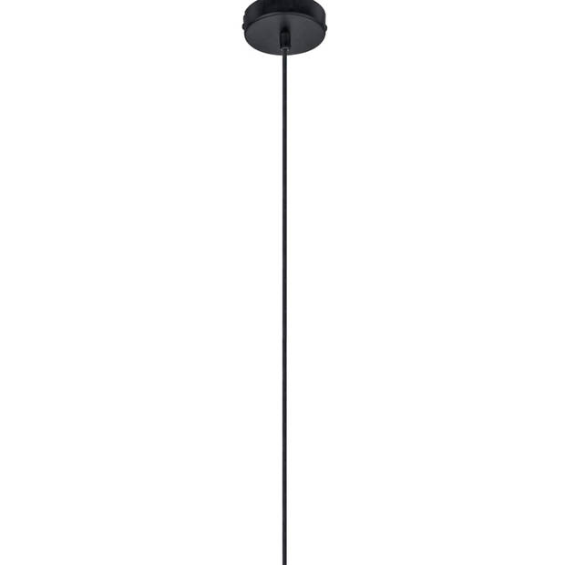 EGLO Embleton 1 - Hanglamp - E27 - Ø 46 cm - Zwart/Koper