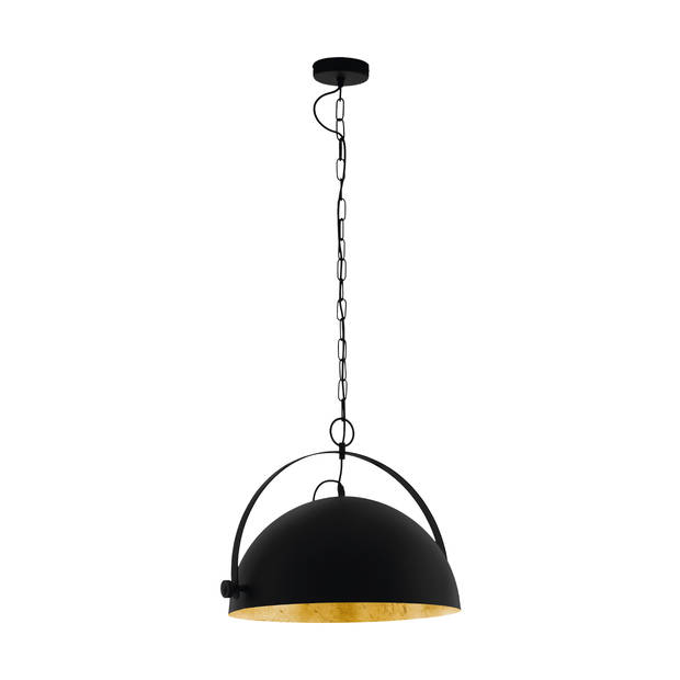 EGLO Covaleda 1 - Hanglamp - E27 - Ø 45,5 cm - Zwart/Goud