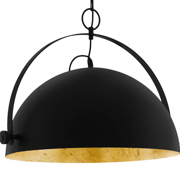 EGLO Covaleda 1 - Hanglamp - E27 - Ø 45,5 cm - Zwart/Goud