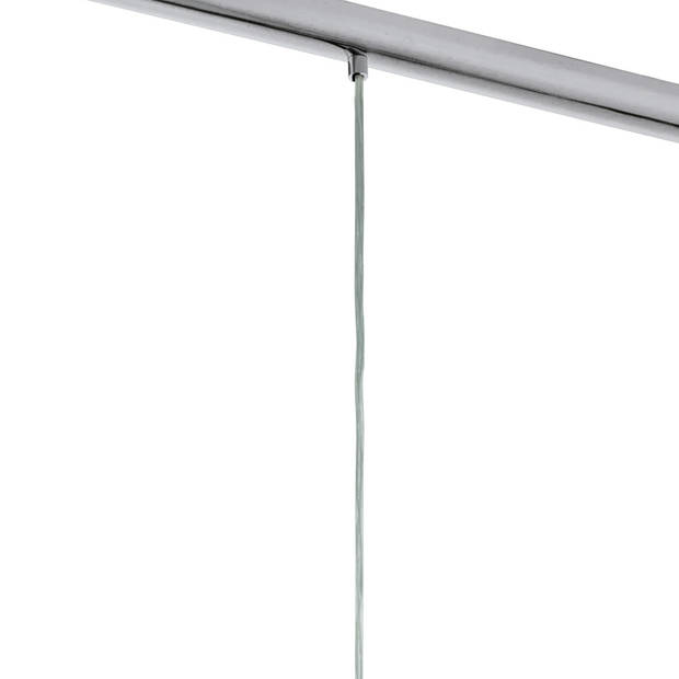 EGLO Rocamar - Hanglamp - E27 - 78 cm - glas - Grijs/Zilver