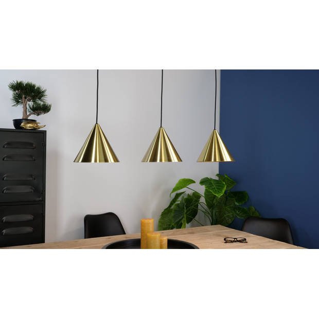 EGLO Narices Hanglamp - E27 - 92 cm - Zwart/Goud