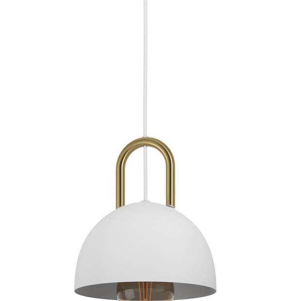 EGLO Calmanera Hanglamp - E27 - 90 cm - Wit/Geelkoper