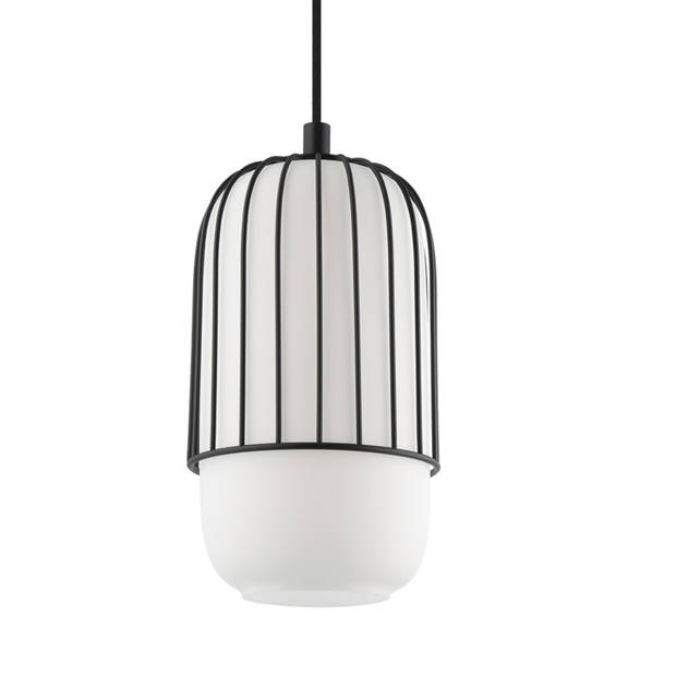 EGLO Muleges Hanglamp - E27 - 96 cm - Zwart/Wit