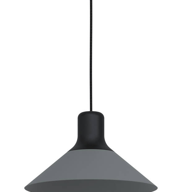 EGLO Abreosa Hanglamp - E27 - 108 cm - Zwart/Grijs