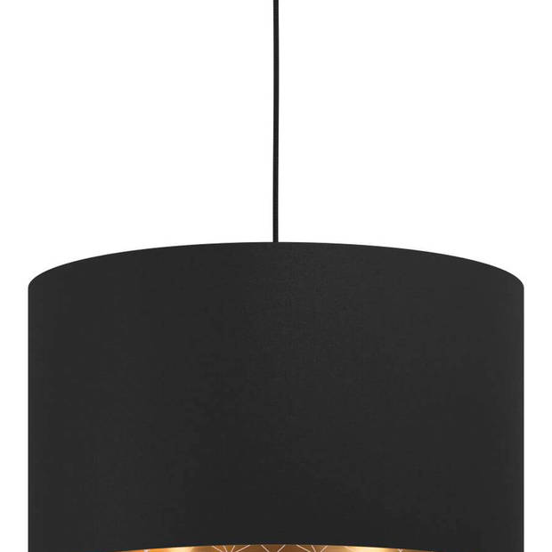 EGLO Zaragoza Hanglamp - E27 - Ø 38 cm - Zwart/Goud