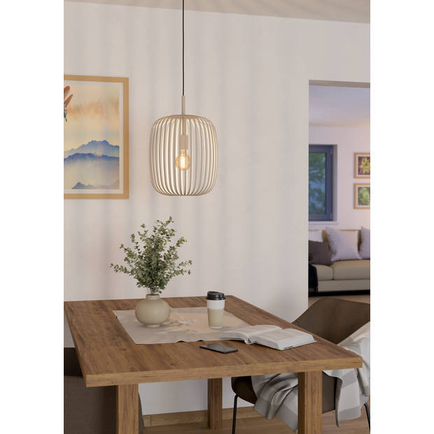 EGLO Romazzina Hanglamp - E27 - Ø 32,5 cm - Zandkleur