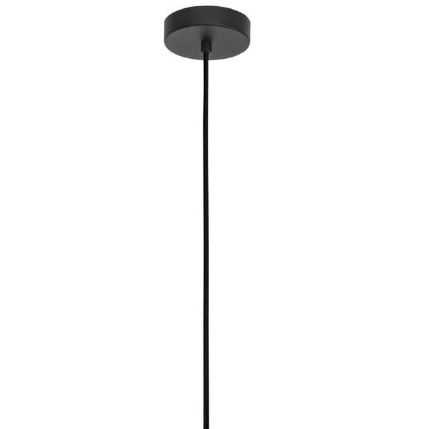 EGLO Haxey Hanglamp - E27 - Ø 50 cm - Zwart/Hout