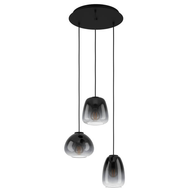 EGLO Aguilares Hanglamp - E27 - Ø 43 cm - Zwart