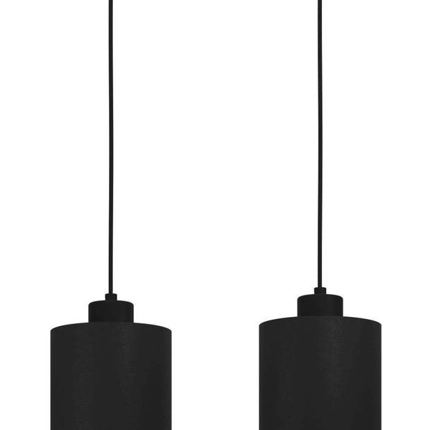 EGLO Zaragoza Hanglamp - E27 - 92,5 cm - Zwart/Goud