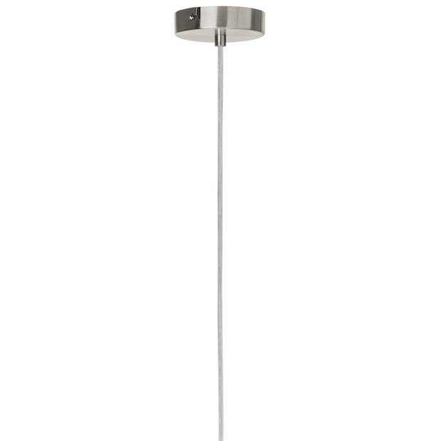 EGLO Pasteri - Hanglamp - 1 Lichts - Ø38cm - Nikkel-Mat - Wit