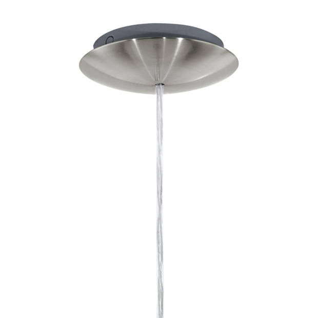 EGLO Maserlo - Hanglamp - 1 Lichts - Ø38cm - Nikkel-Mat - Zwart, Goud