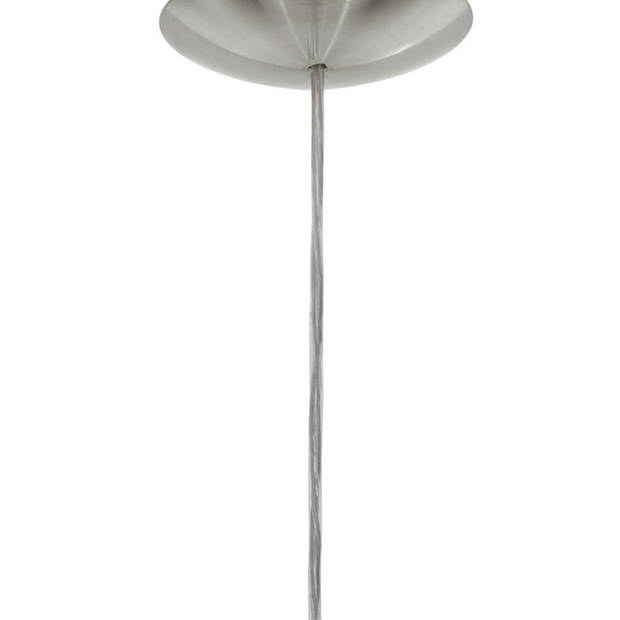 EGLO Maserlo - Hanglamp - 1 Lichts - Ø38cm - Nikkel-Mat - Taupe, Goud