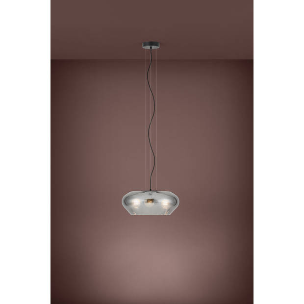EGLO Priorat Hanglamp - 3 lichts - Ø50 cm - E27 - Zwart