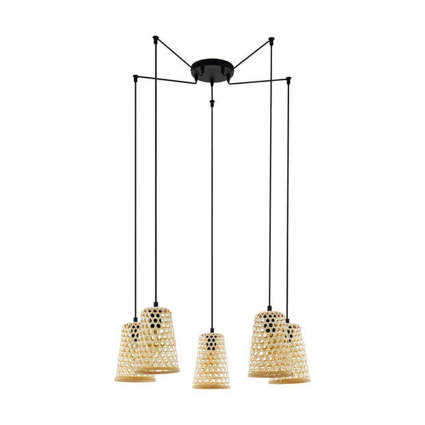 EGLO Claverdon Hanglamp - E27 - Ø 33 cm - Zwart