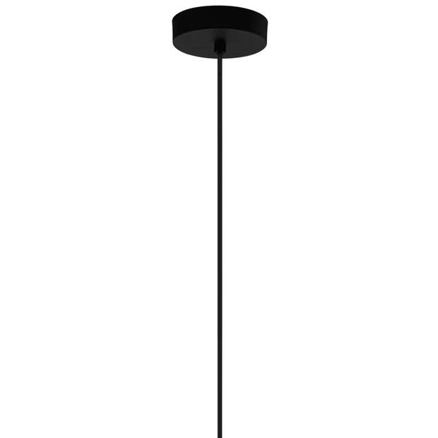 EGLO Anwick - Hanglamp - E27 - Ø 50 cm - Zwart/Rotan