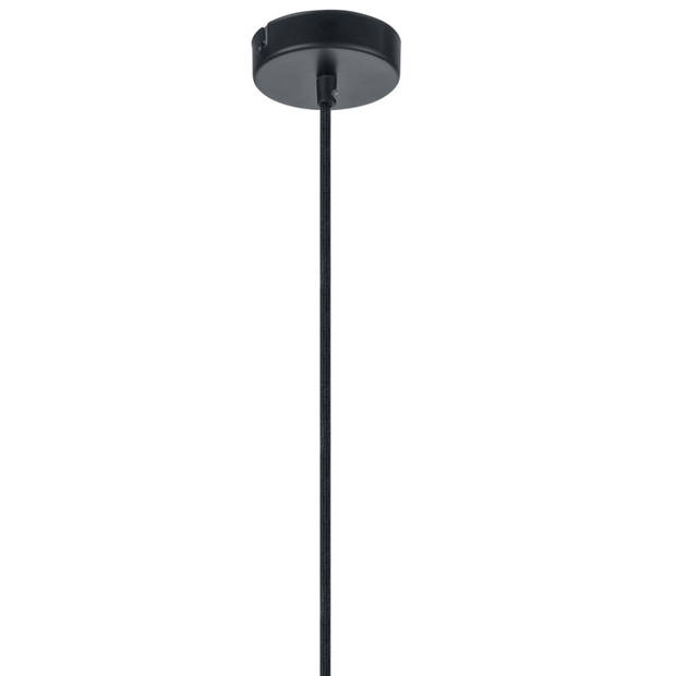 EGLO Embleton 1 - Hanglamp - E27 - Ø 30,5 cm - Zwart/Koper