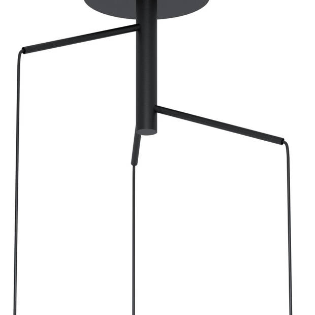 EGLO Straiton - Hanglamp - E27 - Ø 64,5 cm - Zwart